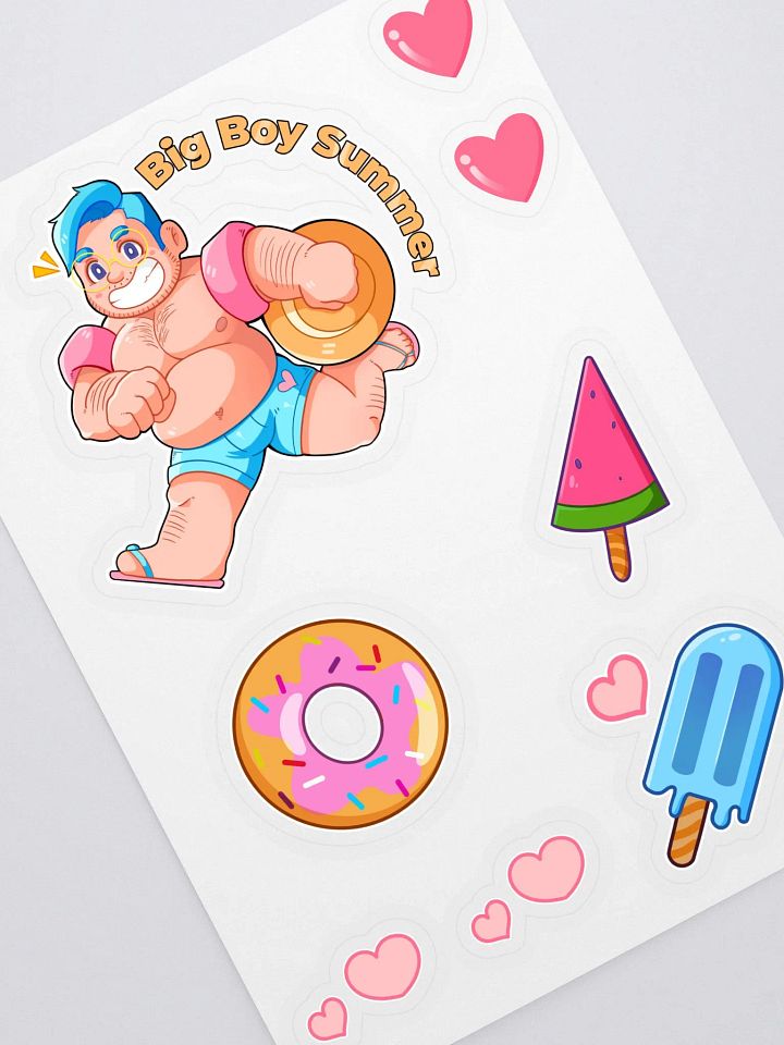 Big Boy Summer Sticker Sheet product image (2)