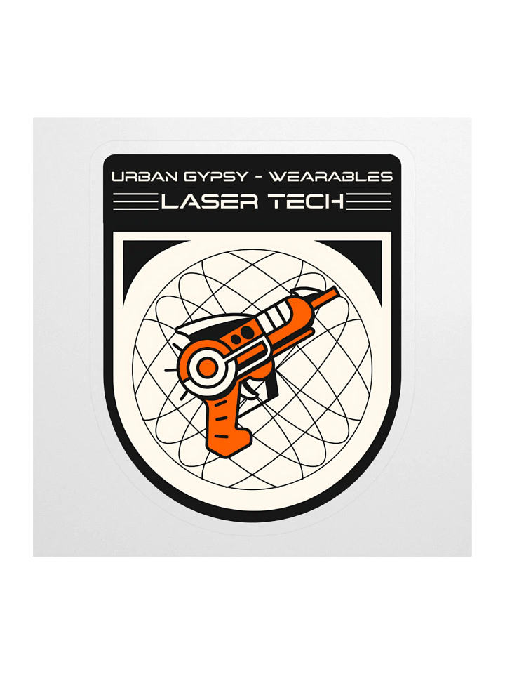 Laser Tech Kiss Cut Sticker product image (1)