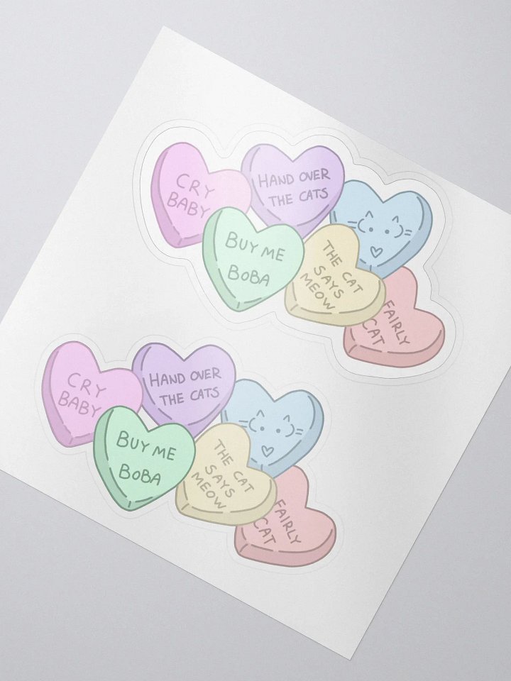 Lovehearts stickers product image (2)