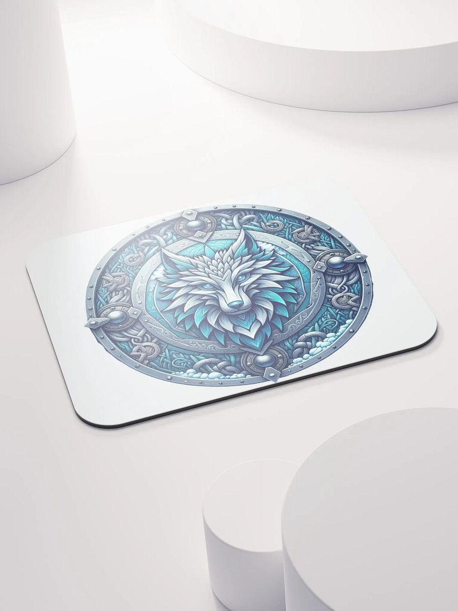 Mystic Wolf Shield Mouse Pad product image (4)