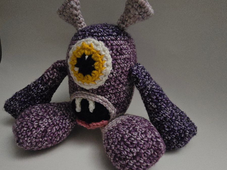 Purple Monster Plushie 🐑 product image (2)