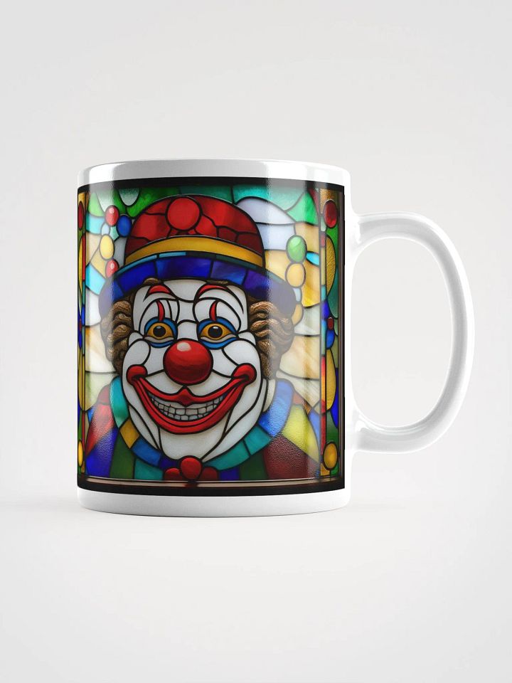 #004 Fuzzy McCoy Clown Stained Glass Mug product image (2)