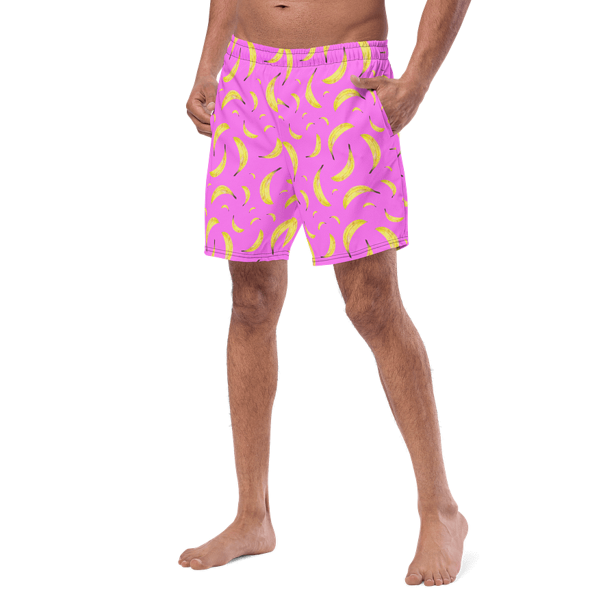 Bananapalooza pink swim trunks product image (3)