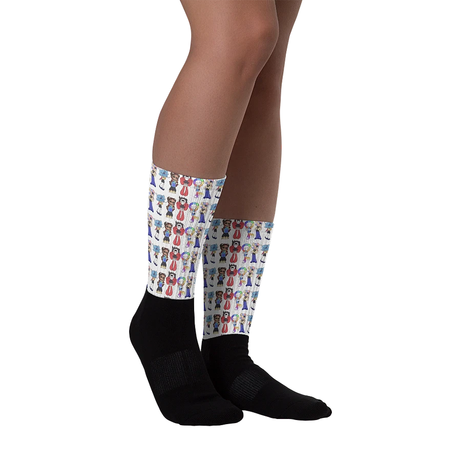 White Group Chibi Socks product image (3)