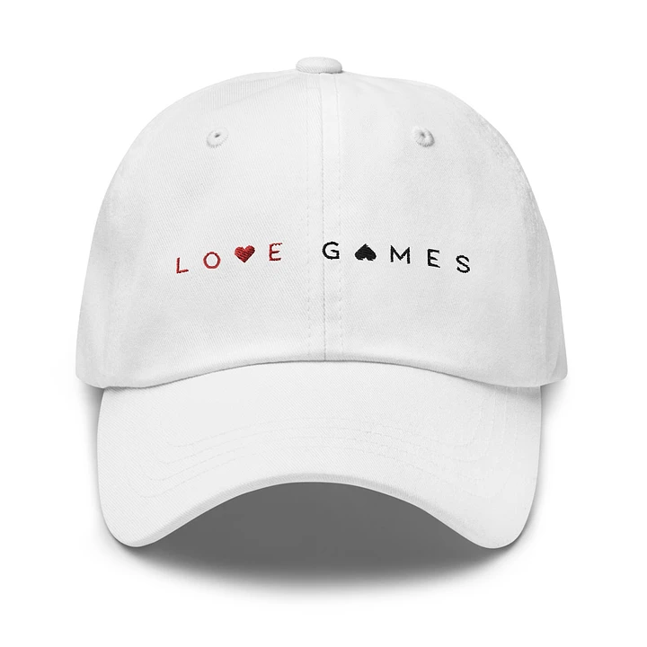 Love Games Dad Hat - White product image (1)