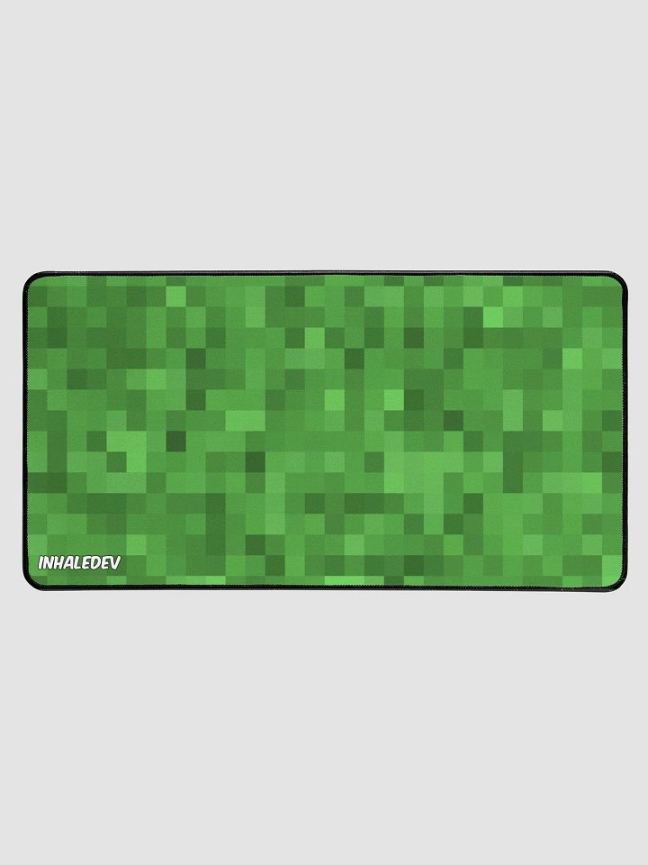 Green Pixel- Desk Mat product image (1)
