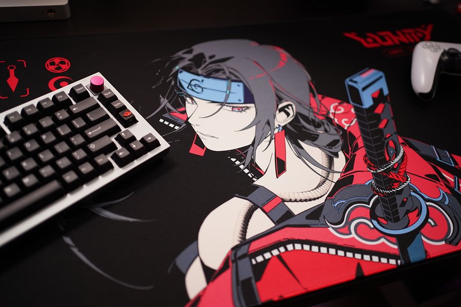Kunoichi Black Mousepad (36"x18") product image (3)