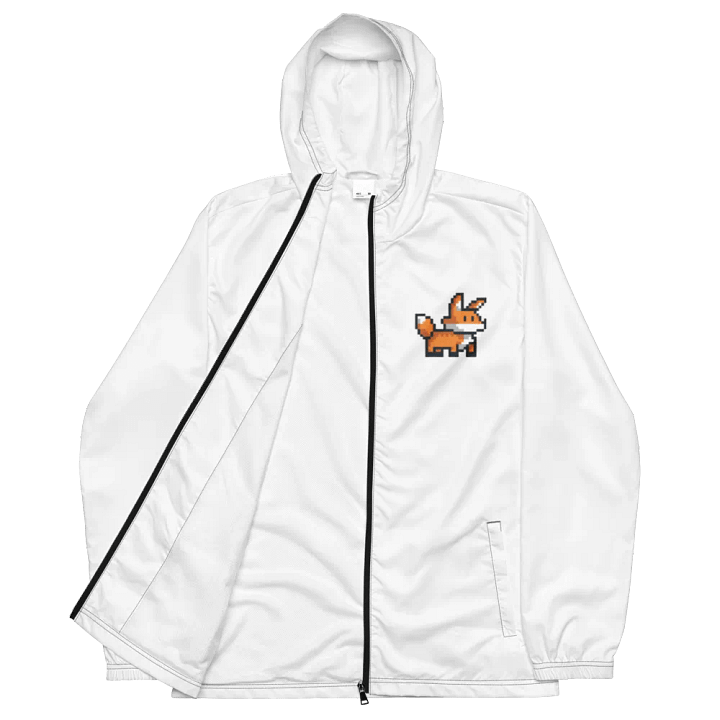 Fox Geometric Pixel Art Windbreaker product image (2)
