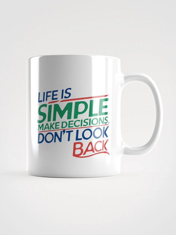 Life Is Simple White Glossyl Mug product image (1)