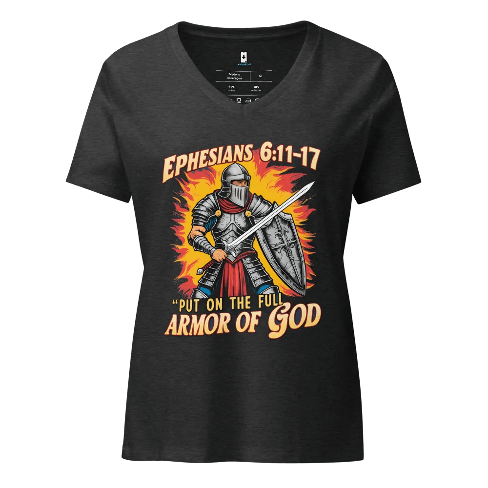 Full Armor of God Vintage V-Neck Tee product image (1)