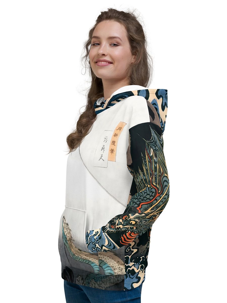 Dragons All-Over Print Recycled Unisex Hoodie product image (9)
