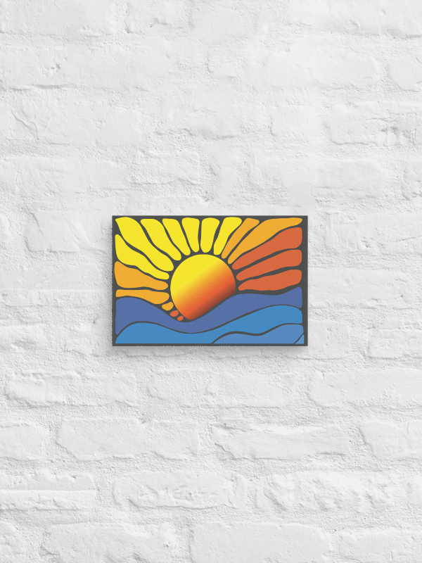 Abstract Sunrise Canvas 2:3 product image (7)