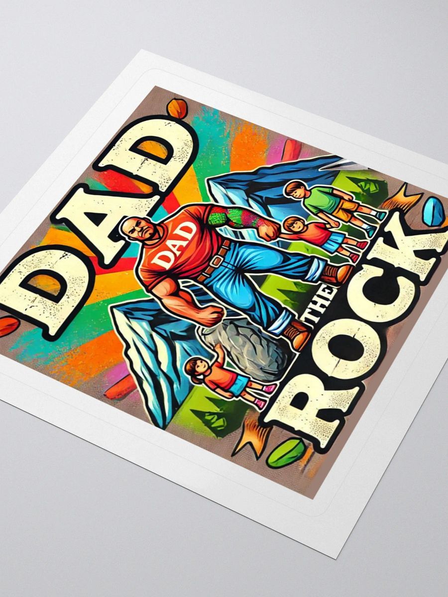 DAD THE ROCK: Kiss Cut Sticker Set product image (9)