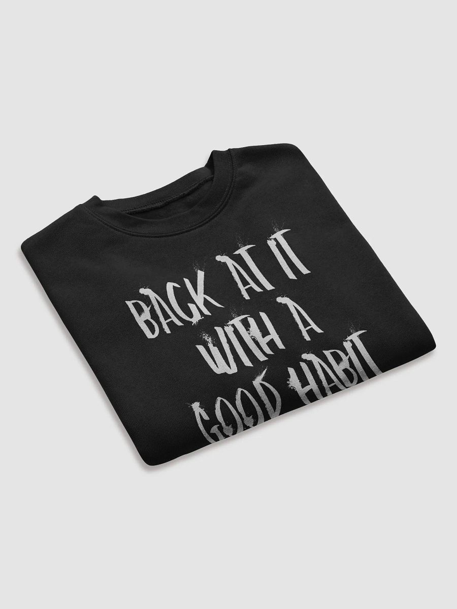 "Back At It With A Good Habit" Bella+Canvas Women's Fleece Crop Sweatshirt product image (7)