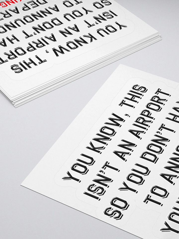 Departure - Sticker product image (7)