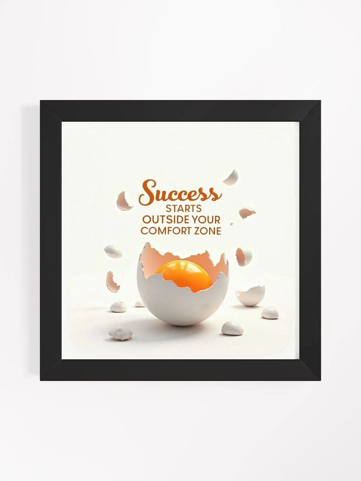 Comfort Zone Cracked Egg Framed Poster product image (1)