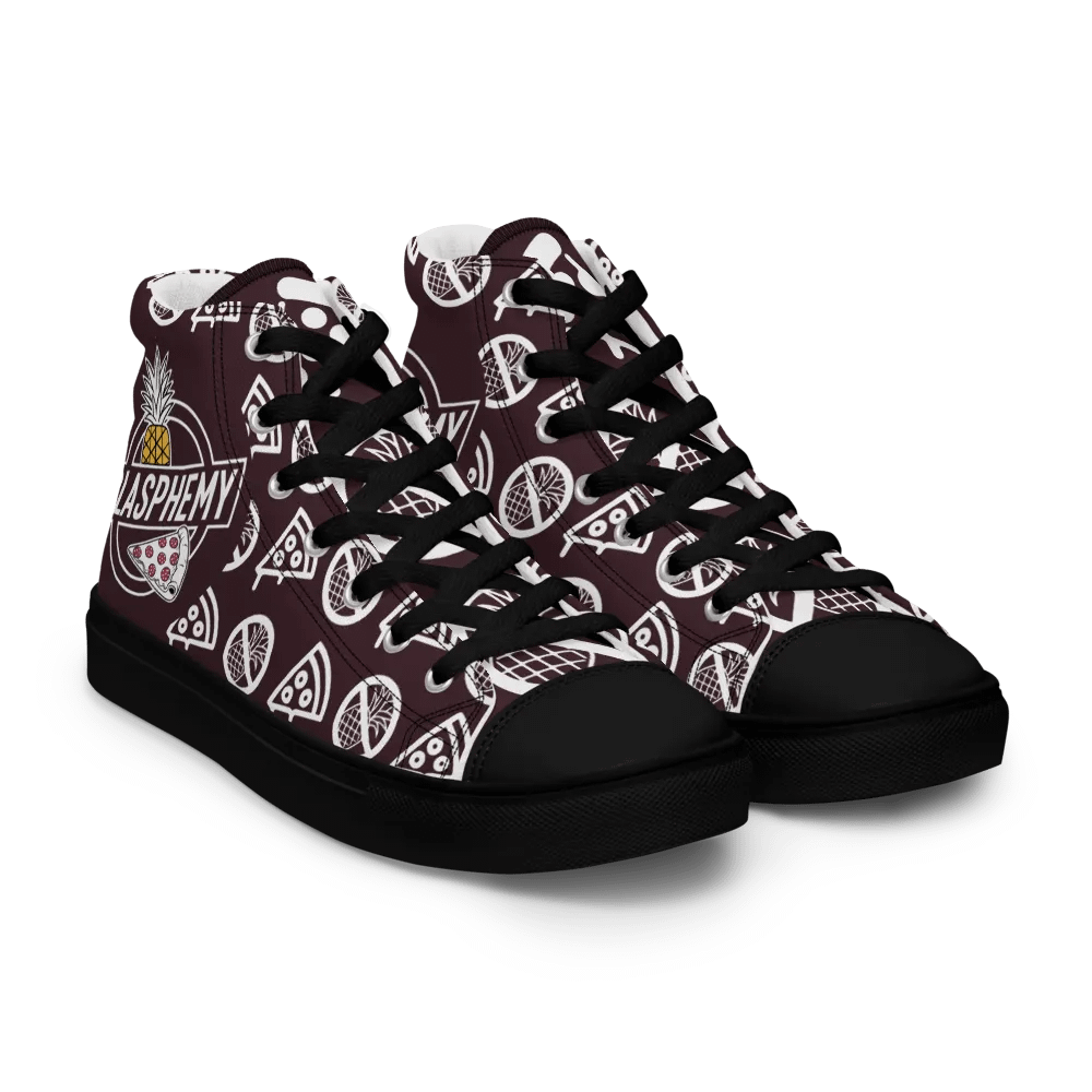 Blasphemy High Top Oxblood Black/Black Female product image (7)