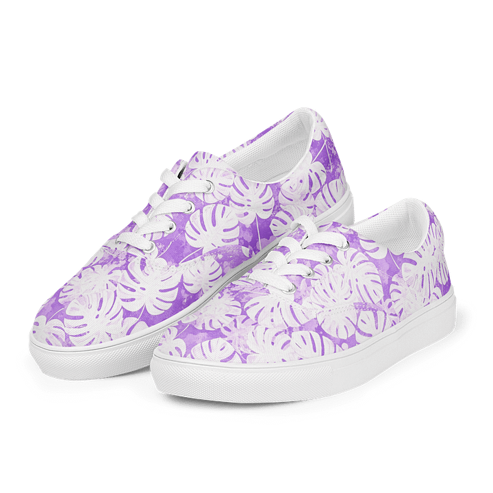 Monstera Dream Women's Canvas Shoes product image (1)