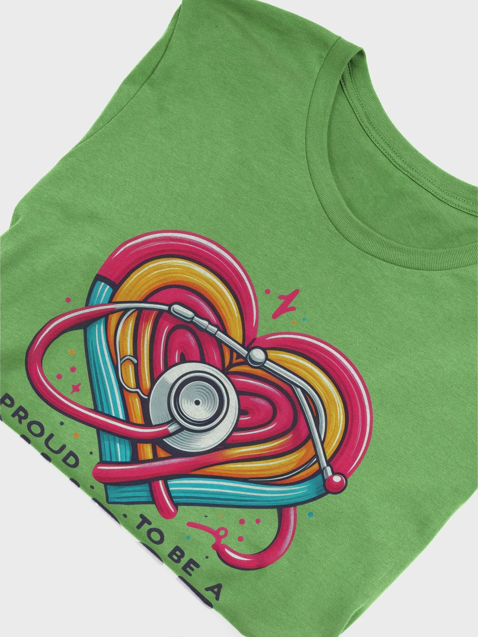 Heartbeat Nurse Stethoscope T-shirt product image (54)