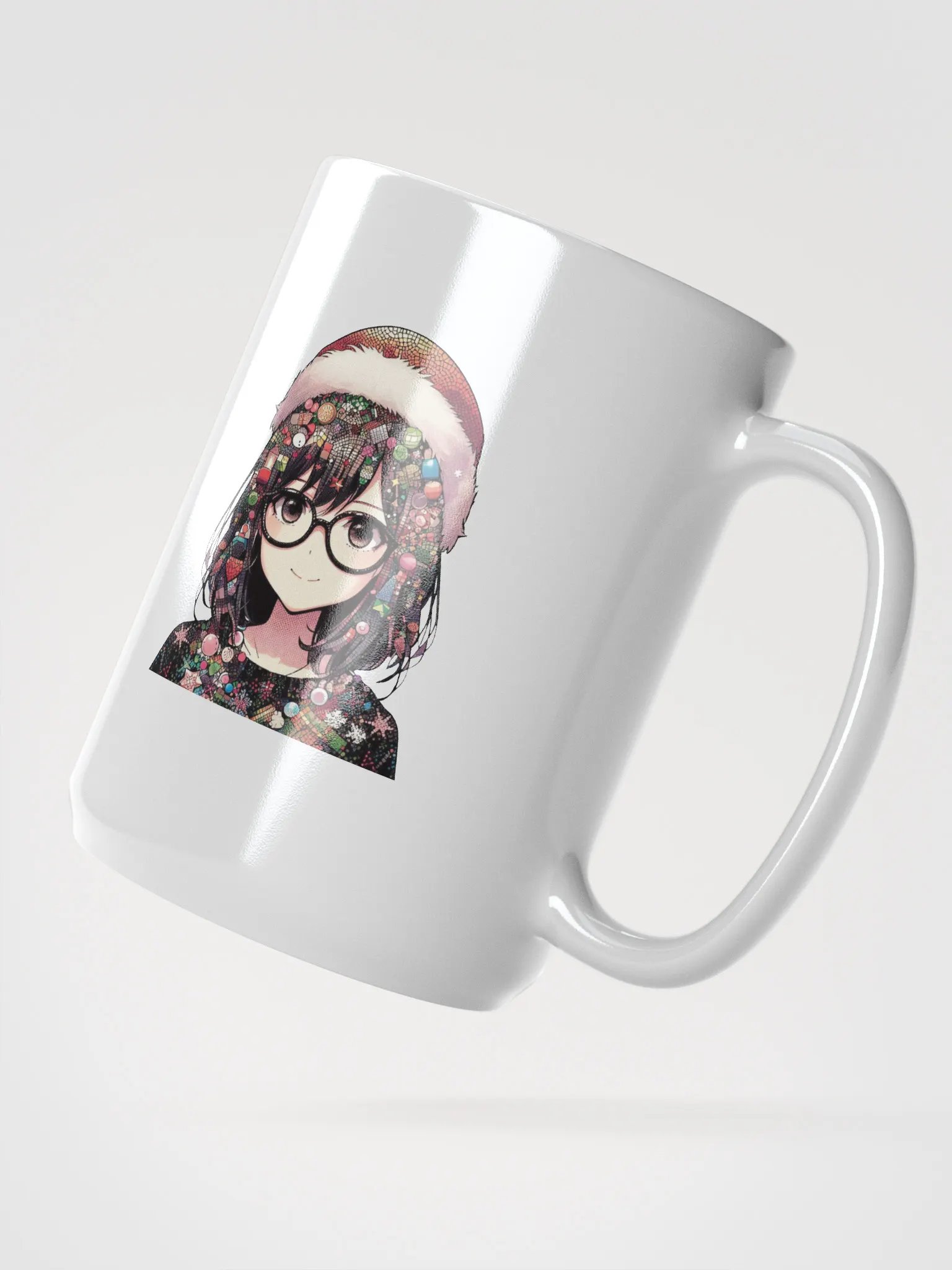 Festive Anime Glasses Mug product image (2)