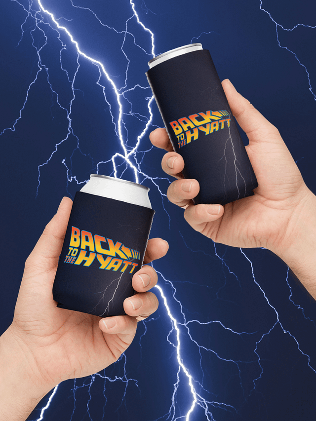 Back to the Hyatt Koozie product image (1)