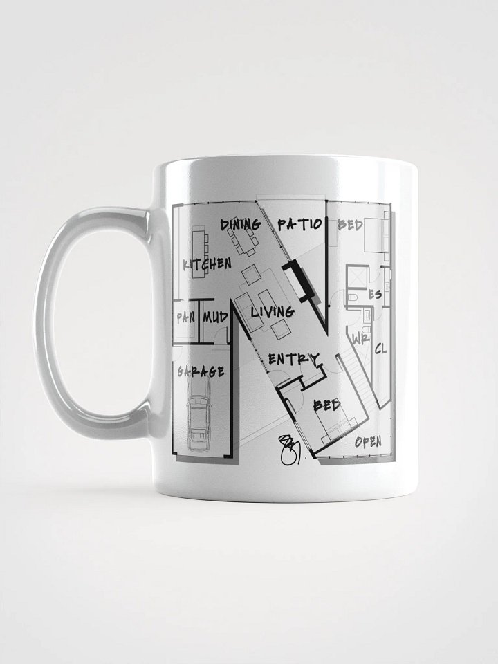 Alphabet Floor Plan Mug - N product image (1)