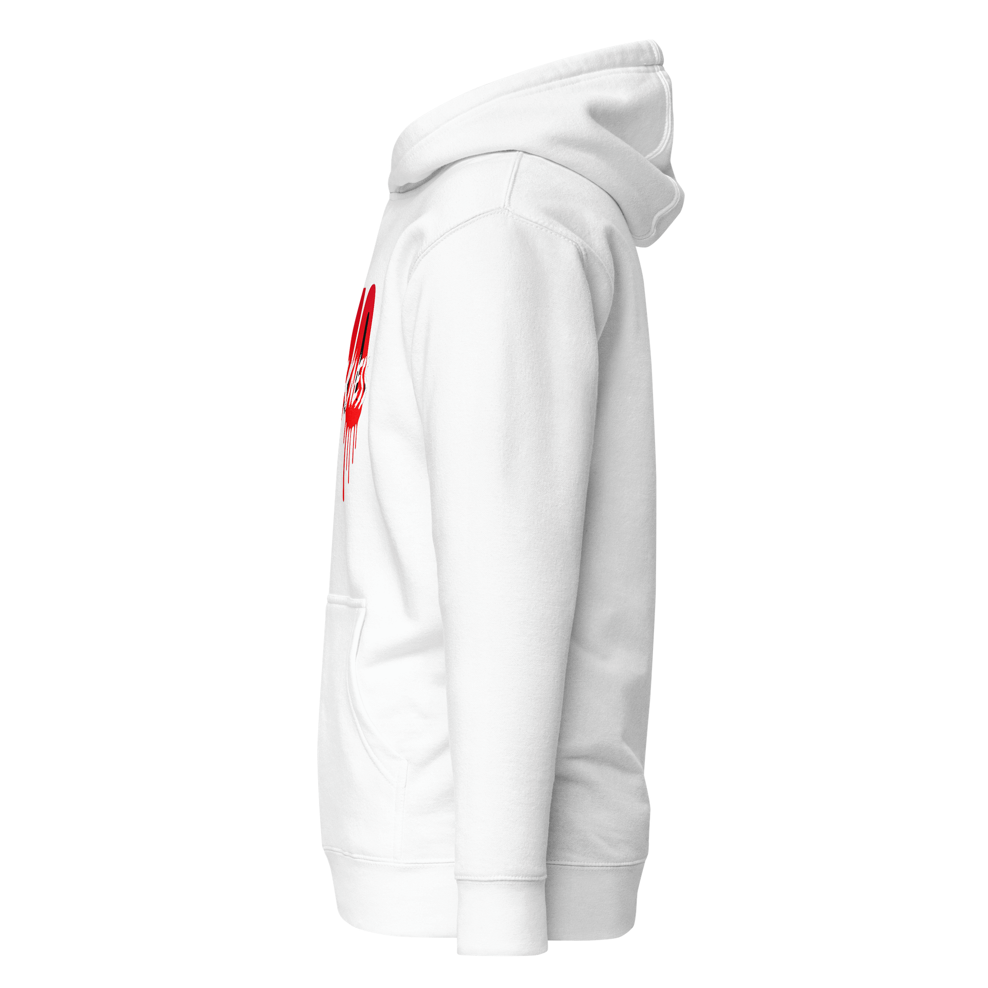 Intense Red Drip 'NO WEAKNESS' Hoodie product image (102)