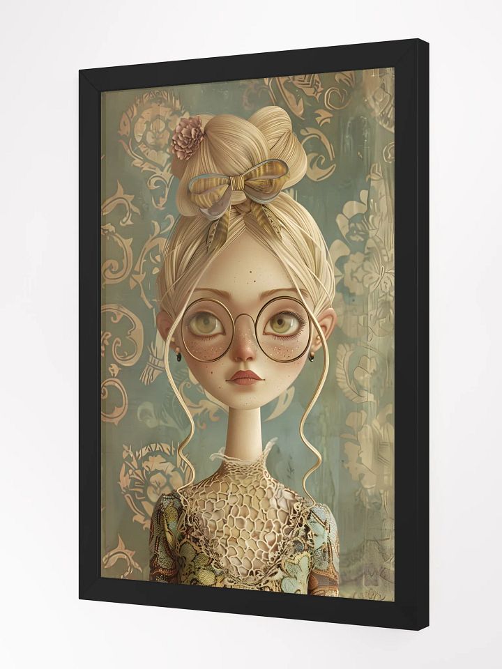 Whimsical Artistic Portrait of a Girl Wearing Glasses product image (2)