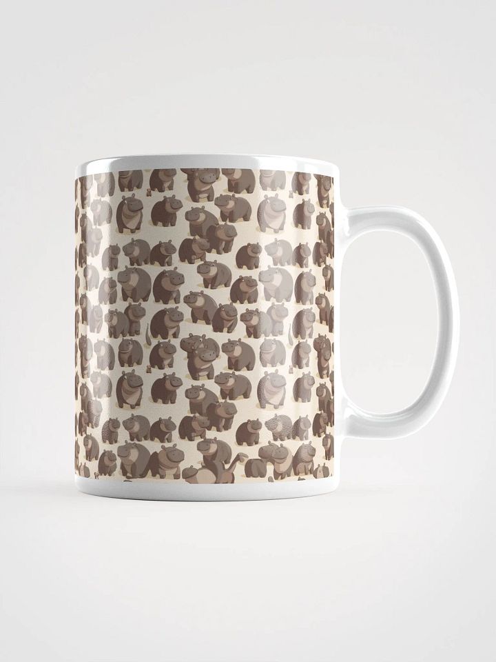 Happy Hippo Pattern Mug product image (2)
