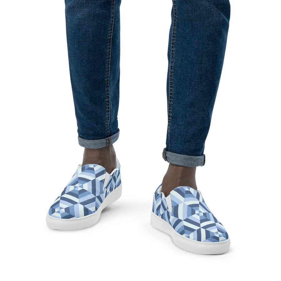 Illusion Cubes Slip-On Canvas Shoes product image (6)