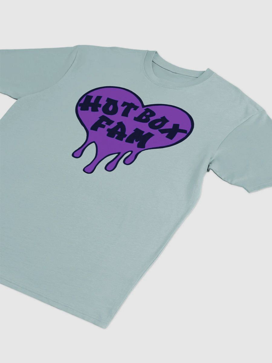 UNISEX HOT BOX FAM SOLID DARK PURPLE LOGO TEE product image (19)