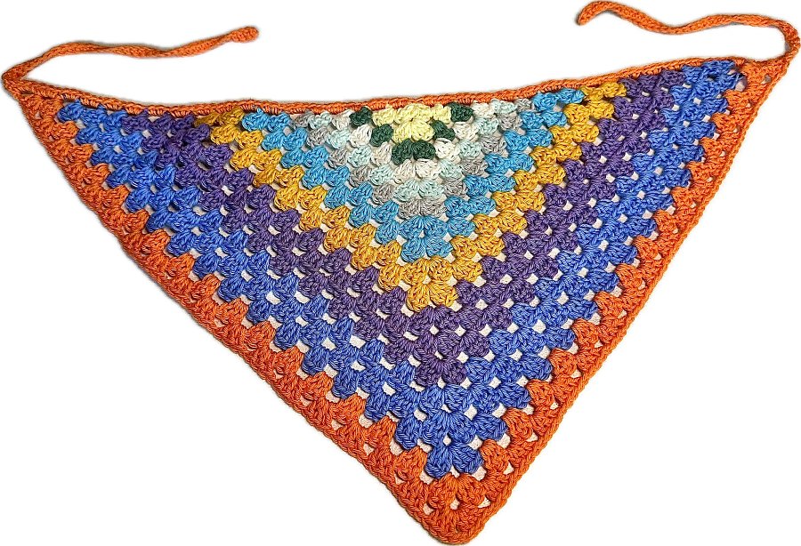 Crochet Bandana Granny Square Style product image (2)