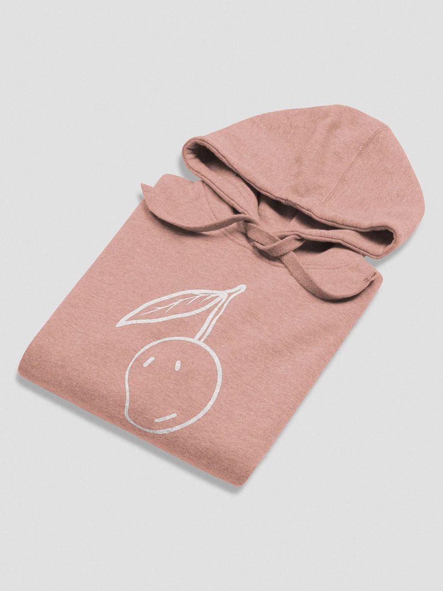 Mango Fruit Hoodie Cotton Heritage Unisex Premium White Outline product image (52)