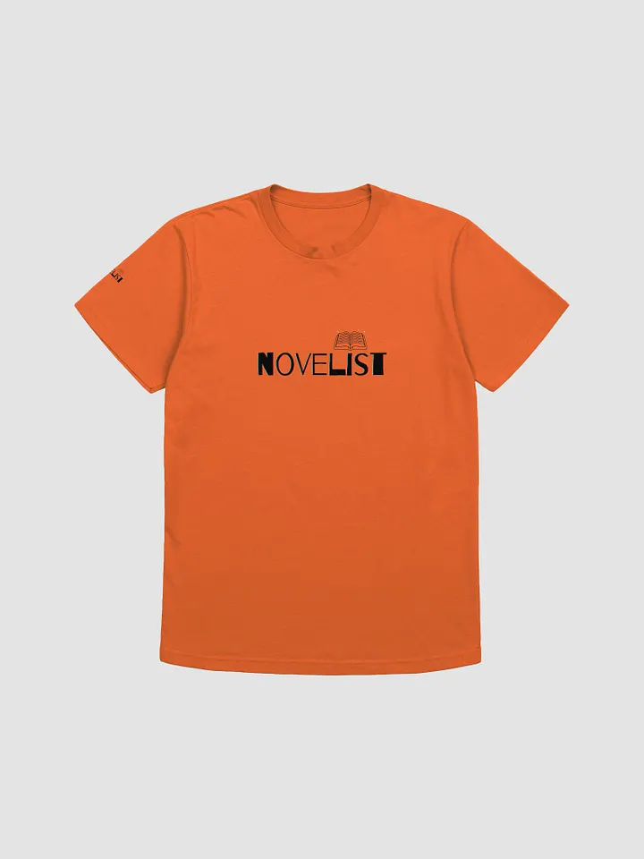 Novelist Black Text Supersoft T-shirt product image (3)