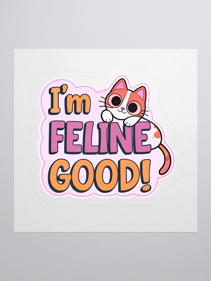 Feline Good Kiss Cut Stickers product image (2)