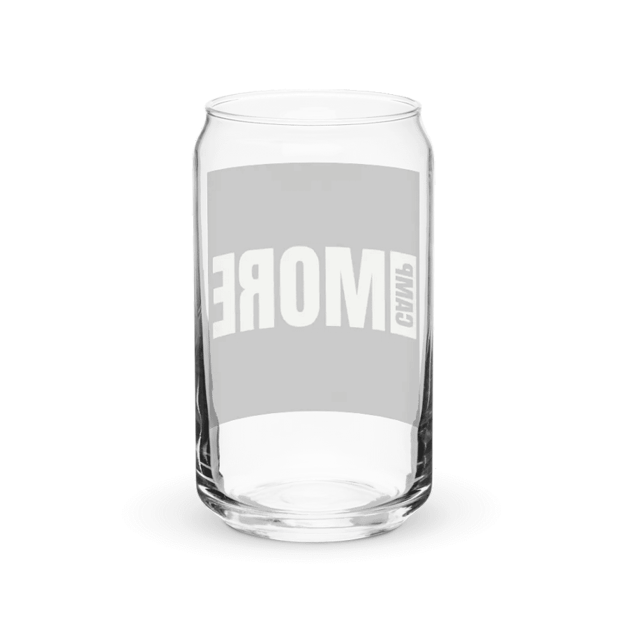 Can Shaped Drinking Glass 
