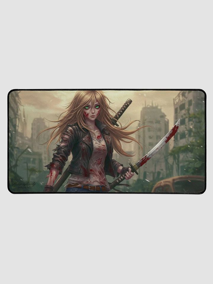 Apocalyptic Zombie BabeZ 01 Desk Mat product image (1)