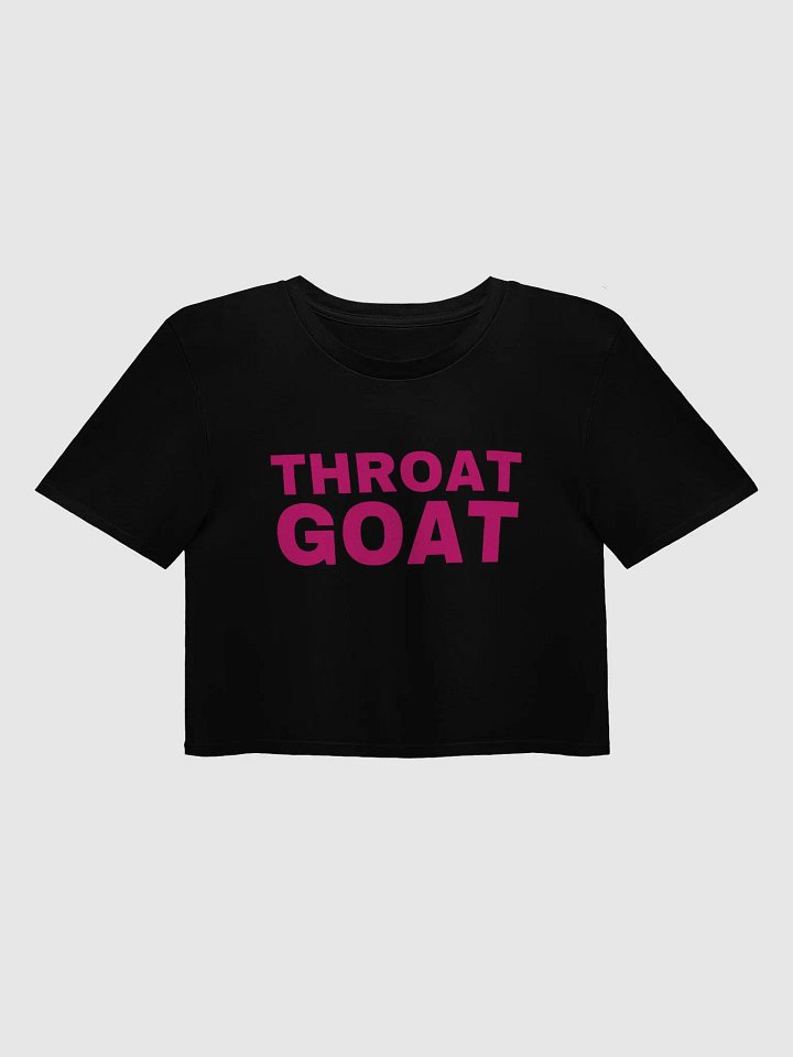 THROAT GOAT Crop Top product image (1)