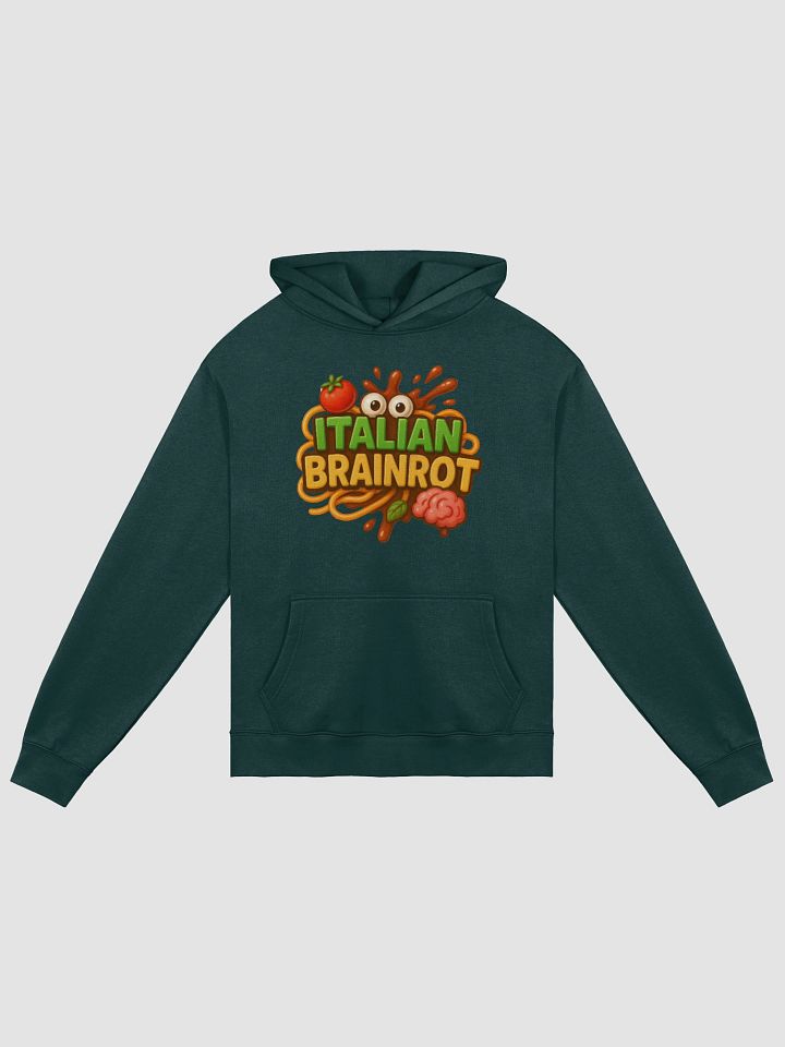 🧠 Italian Brainrot Logo Premium Oversized Hoodie 🇮🇹 product image (4)