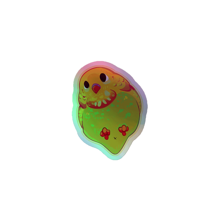 Yellow Parakeet (Holo) Sticker product image (1)