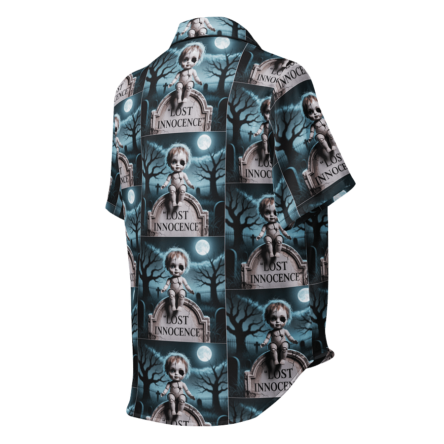 Midnight Veil Designs 'Lost Innocence' Gothic Pyjama Top - All-Over Print Women's Short Sleeve product image (2)