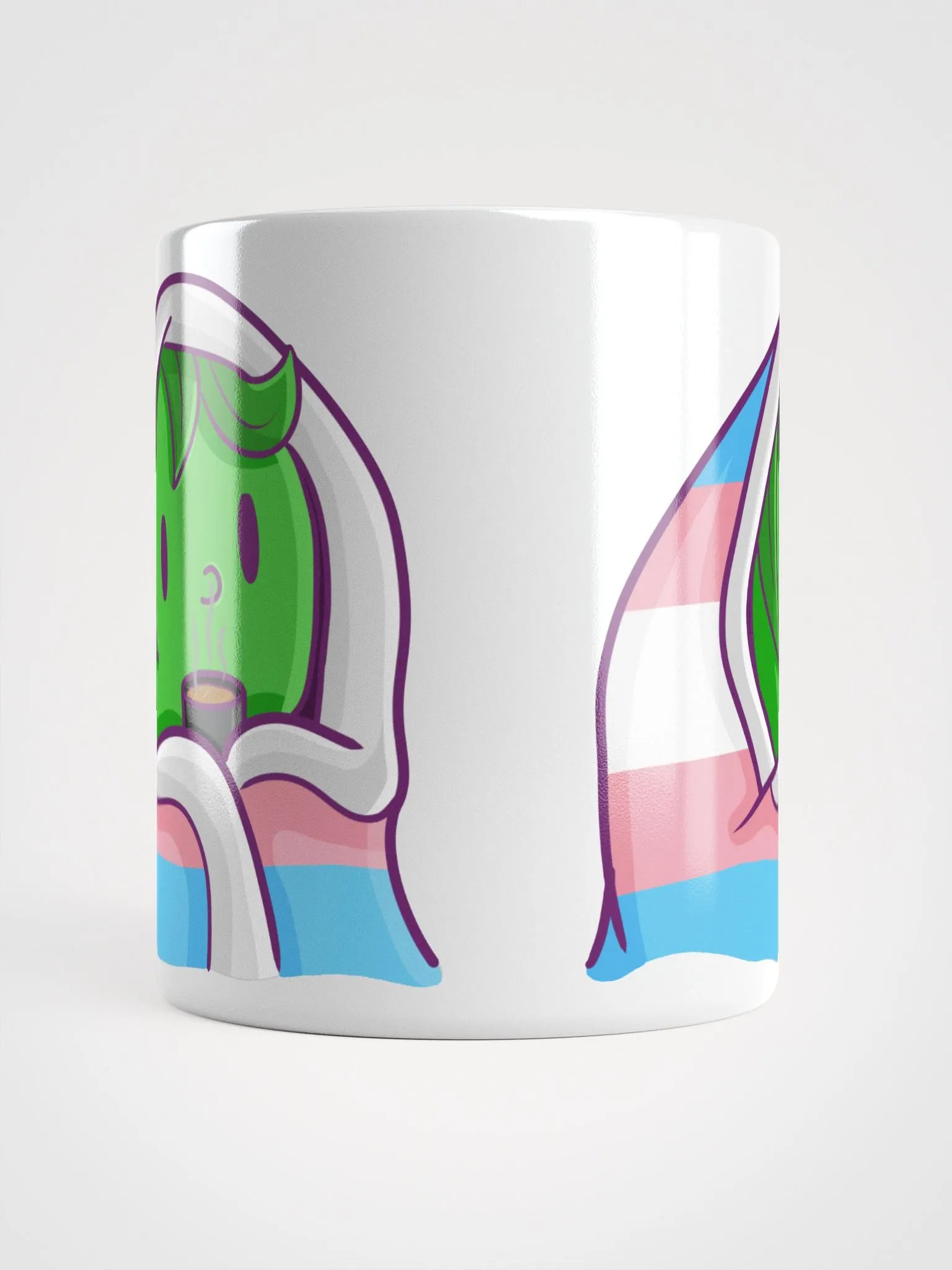 Trans Pride Cuddler Mug | Art by Duck product image (5)