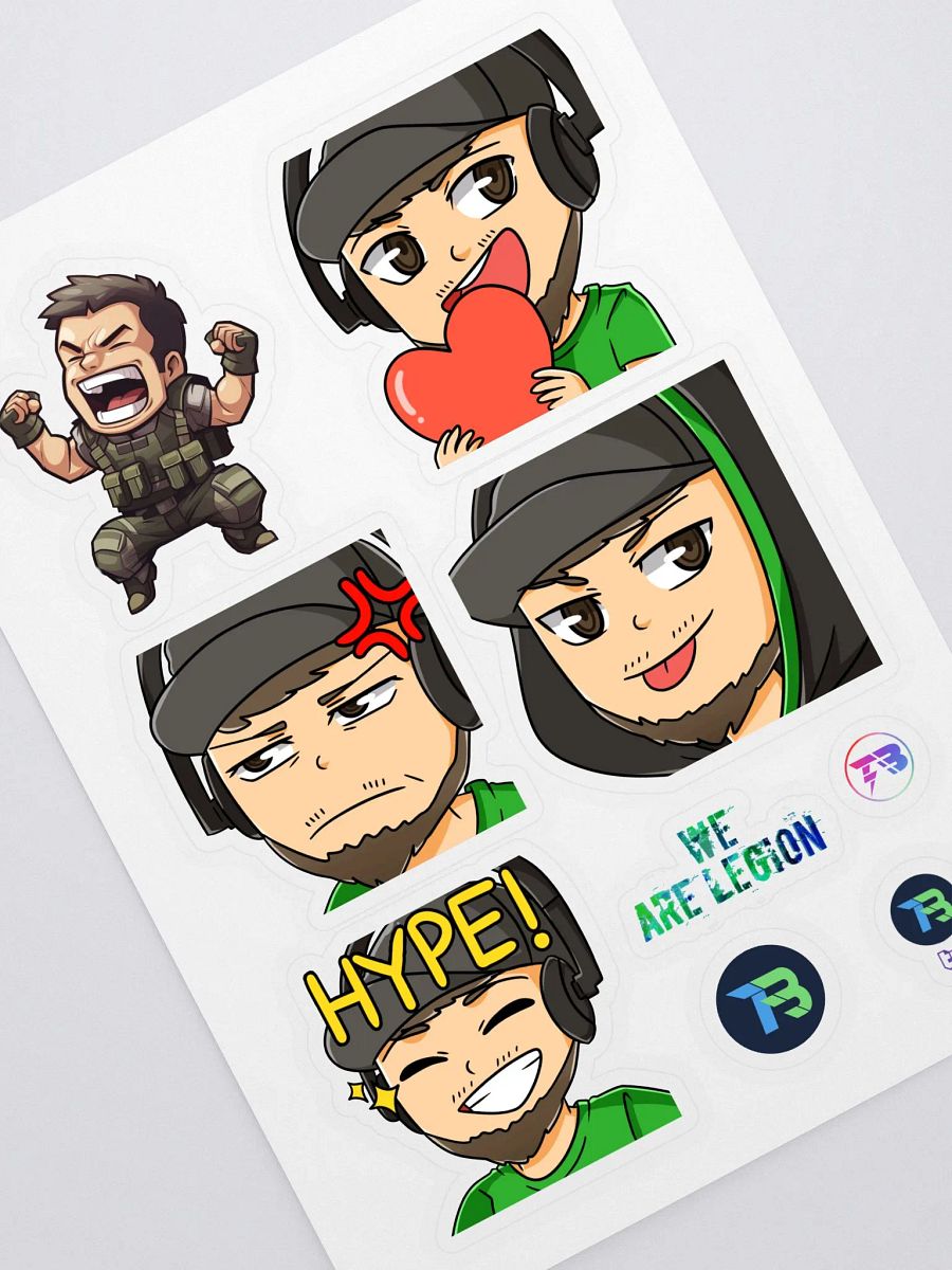 Assorted Legion Sticker Sheet #2 - Legion Series product image (1)