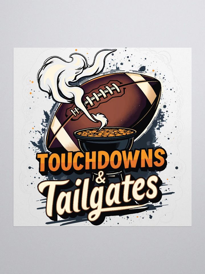Touchdowns & Tailgates Party Sticker Set product image (2)