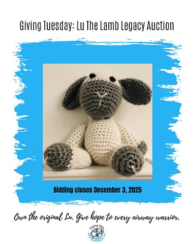 🐑The Original Lu the Laryngomalacia Lamb is up for auction! 
For the first time in many years, you have the chance to own the...
