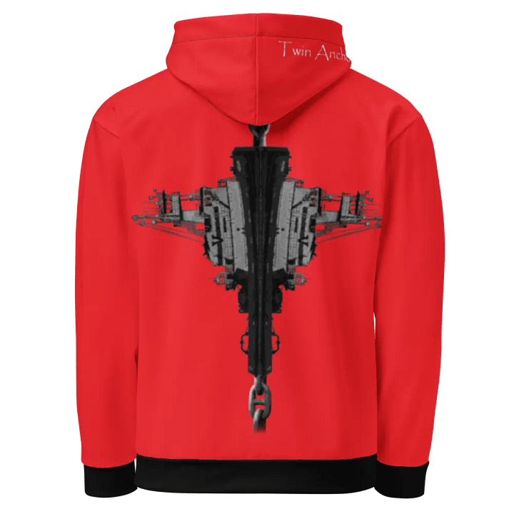 Red Hutson VB-chain Hoodie product image (1)