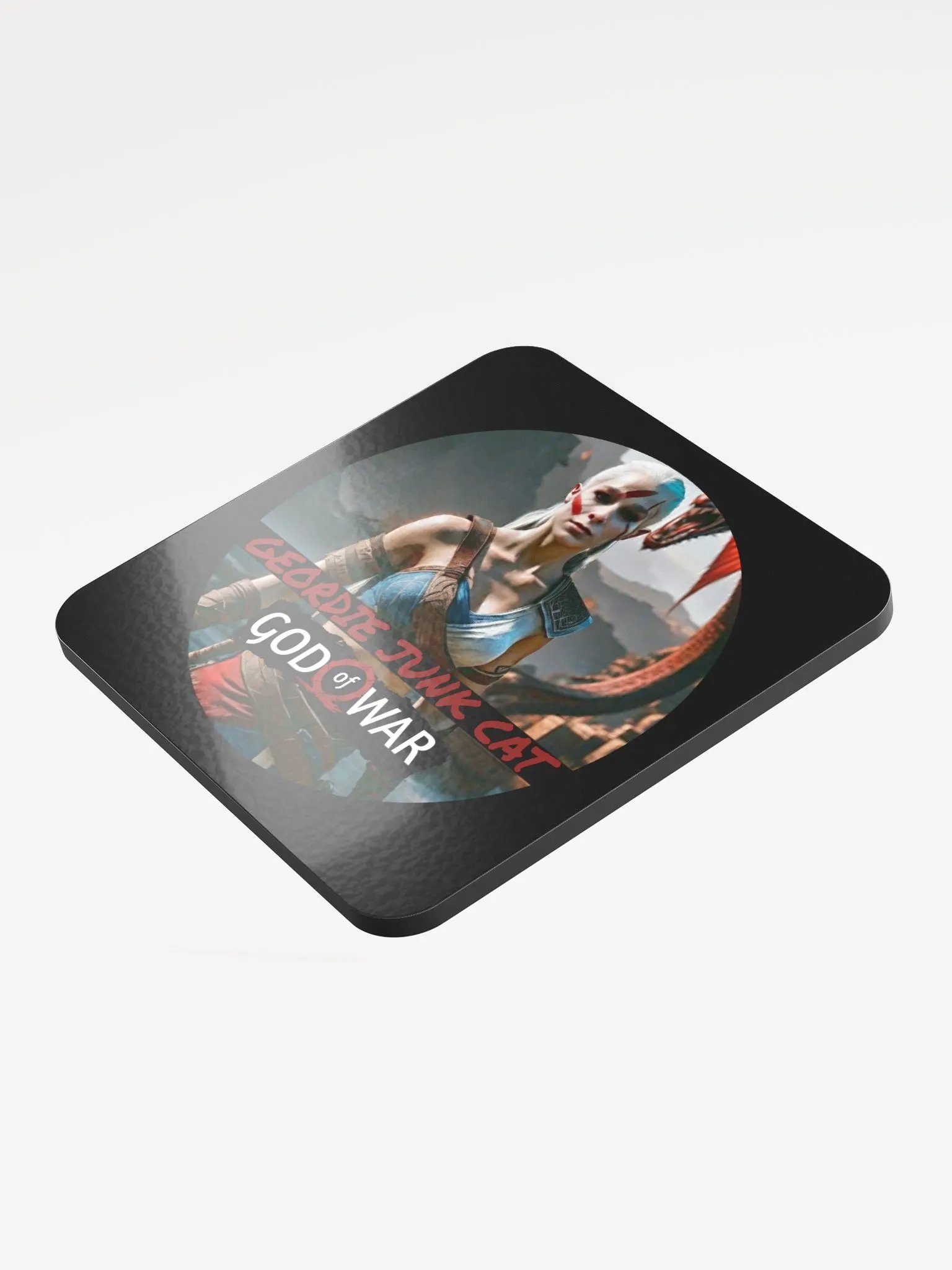 GOD OF WAR FOUR Drink Coaster (3.74″x 3.74″, US and EU SHIPPING) product image (3)
