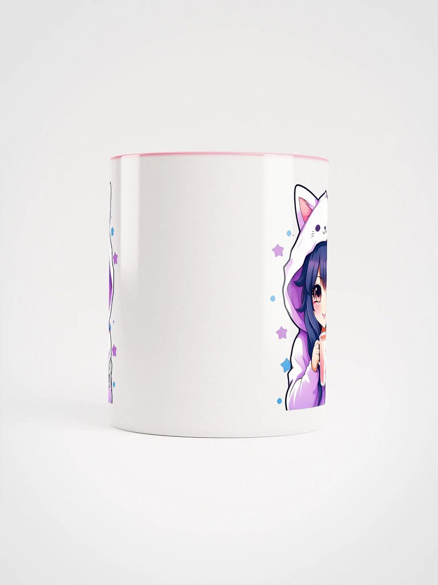 Cozy Kawaii Anime Girl - Ceramic Mug with Color Inside - v1 product image (5)