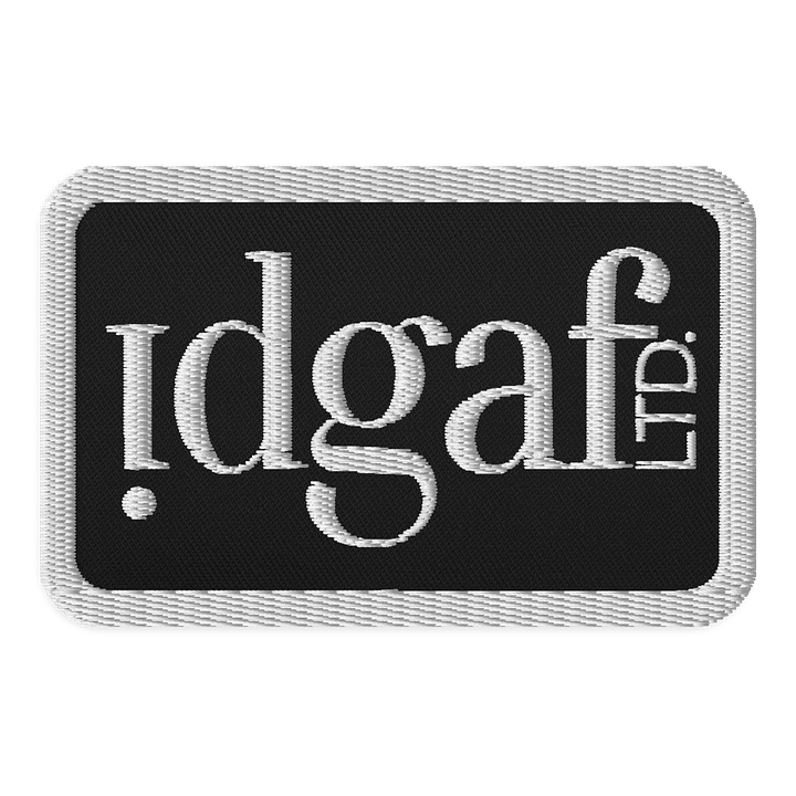 idgaf-LTD. Embroidered Patches product image (1)