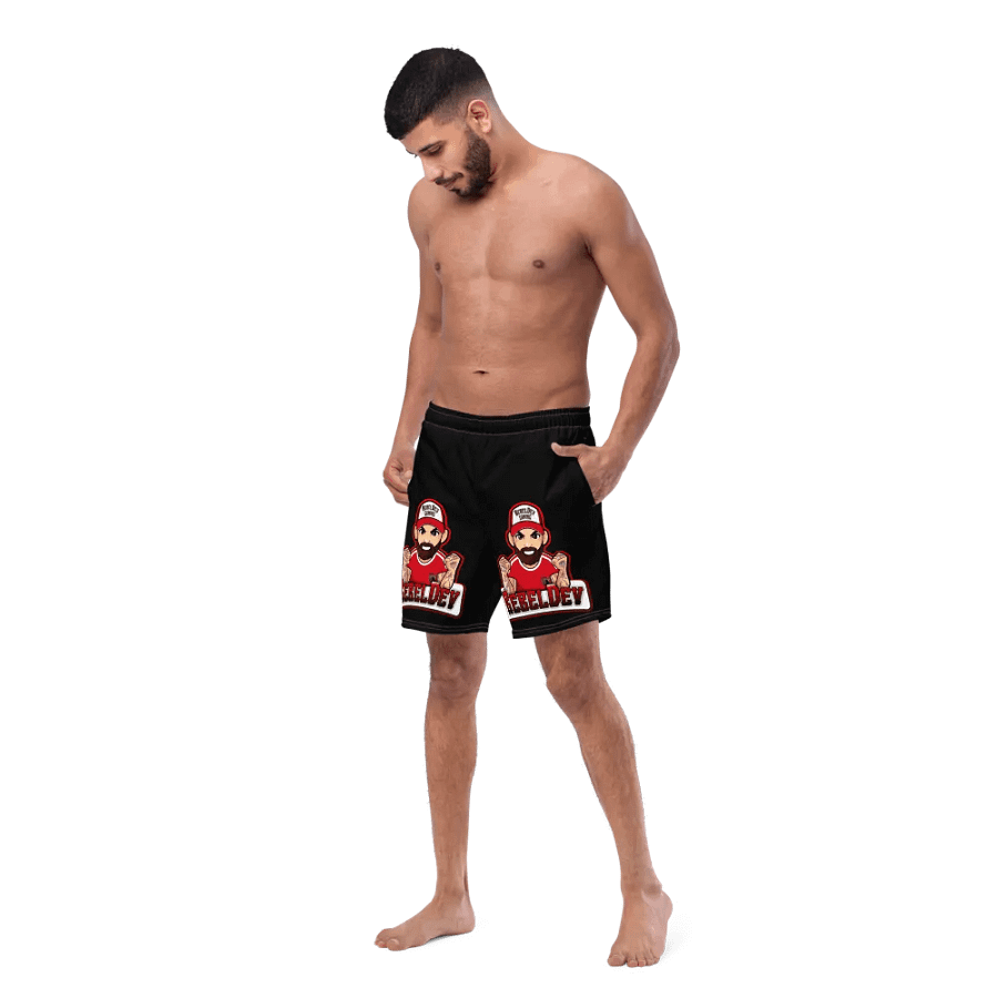 RebelDev black swim trunks product image (6)